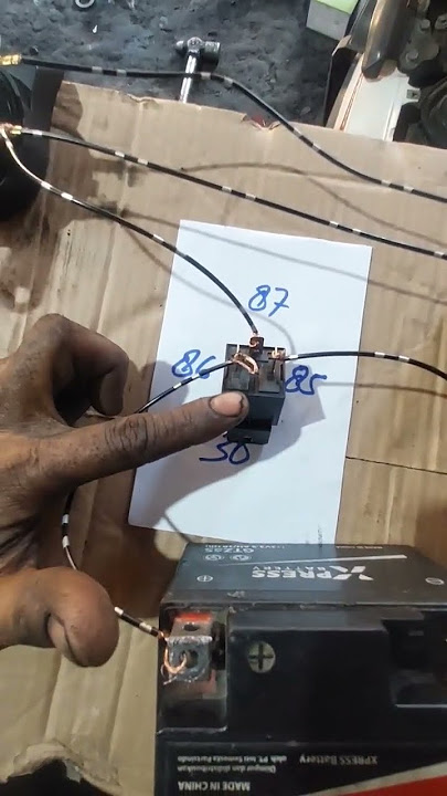 install the horn relay