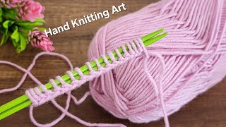 PERFECT👌 An unusual knitting stitch! very easy and beautiful knitting pattern