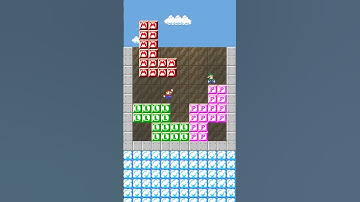MARIO&LUIGI completes Tetris  #shortvideo #mario #memes #supermario #animation #games #minecraft