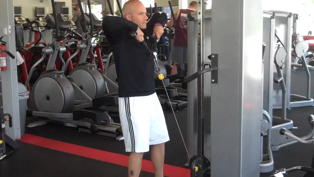 Cable Upright Row - YouTube