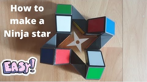 How to make a Ninja Star with the Rubik’s Twist/Snake Cube (24 blocks)