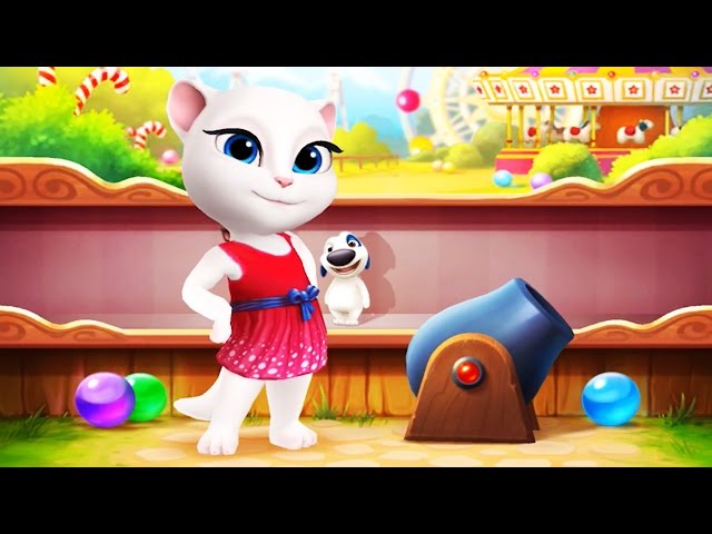 Talking Tom Bubble Shooter  Level 123 Completed No Boosters 