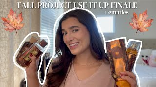 FALL PROJECT USE IT UP FINALE | BODY CARE PROJECT PAN🍁🧡