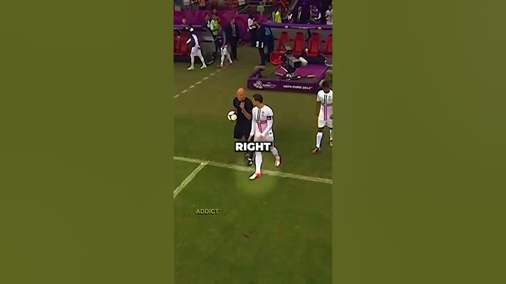 Ronaldo’s secret to good luck🍀🤫