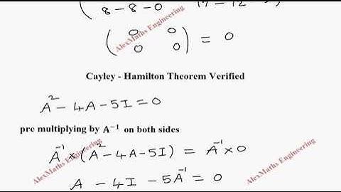 Cayley Hamilton theorem | Inverse of Matrix | All College  | Higher Mathematics one shot solutions
