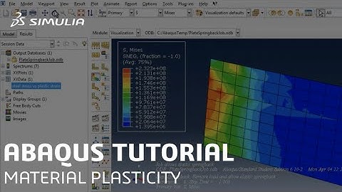 SIMULIA How-to Tutorial for Abaqus | Material Plasticity and Restart Analysis