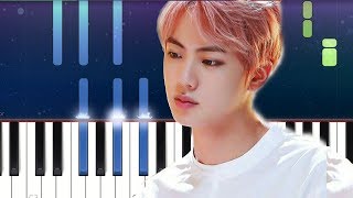 Jin (BTS) - Tonight (이 밤)  (Piano Tutorial)