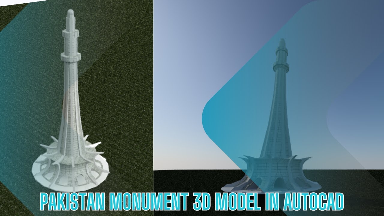 Pakistan Monumnet 3d Model | Autocad