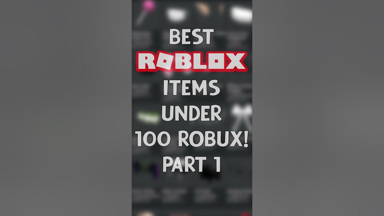 Best Roblox Items Under 100 Robux Part 1 #shorts 