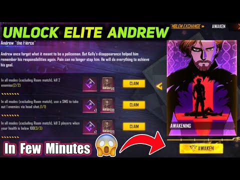 How to Complete Elite Andrew Mission - Problem Fixed! Free Fire Elite Andrew (Awakening Missions)