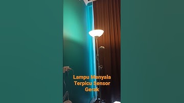 Lampu Menyala Terpicu Sensor Gerak