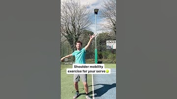 To prevent injuries and to help improve your serve, shoulder mobility exercises are crucial!