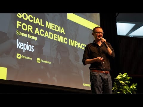 Social Media for Academic Impact, Simon Kemp at UNSW Social