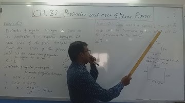 Class 6: Perimeter and Area of plane Figure , part-3