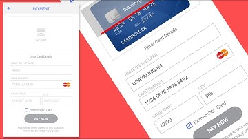 Credit Card Checkout UI Design with Scan Feature | Adobe XD UI Design | UI Design Tutorial Adobe XD
