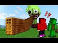 とても長い扉をくぐり抜け、緑のスプランキーの口へ！マイッキーと ぜんいち! マインクラフト