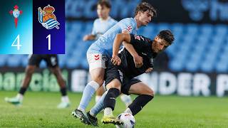 Celta de Vigo II vs Real Sociedad II highlights (4-1) - Segunda División