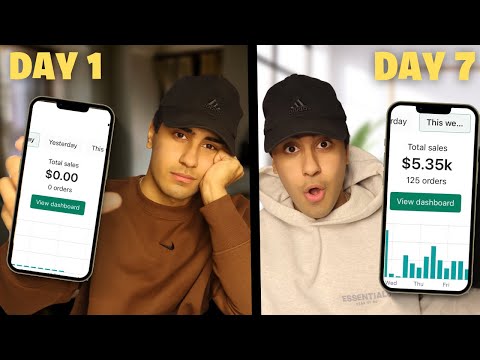 1 Week Dropshipping Challenge ($0-$5,000)