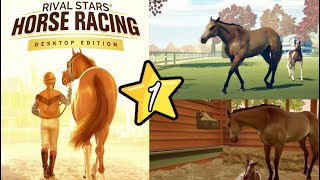 Rival Stars Horse Racing #1  || Pierwszy wyścig i dwa źrebaczki! screenshot 1