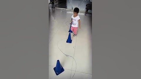 # Walking in zig zag lines Activity done by NURSERY KIDS