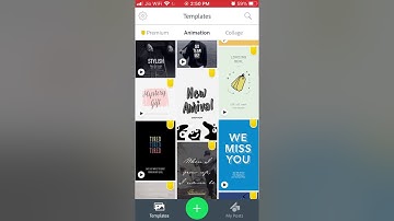 Animate text make using adobe spark post app 2021