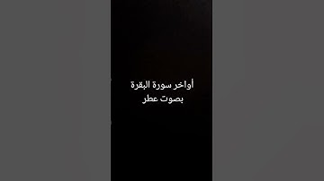 أواخر سورة البقرة #القرآن_الكريم #سورة_البقرة #surahalbaqarah #قران_كريم #البقرة #tilawat #سورة