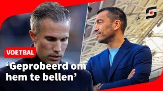 Candid Van Bronckhorst: ‘Important to talk to Van Persie about that’