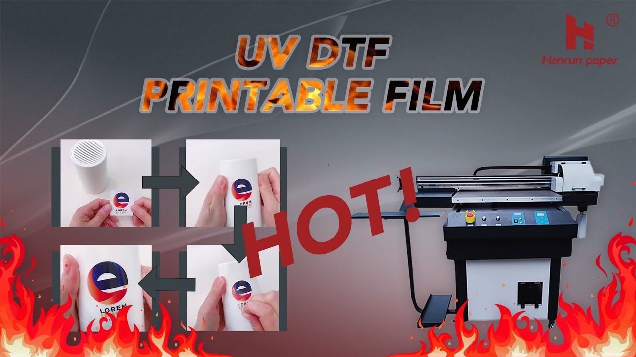 The hottest product recently — UV DTF Film and UltraUV 6090 DTF UV Printer