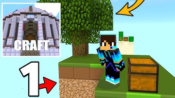 New Minicraft Skyblock Survival Series Part 1 | New Skyblock Survival Walkthrough In Minicraft