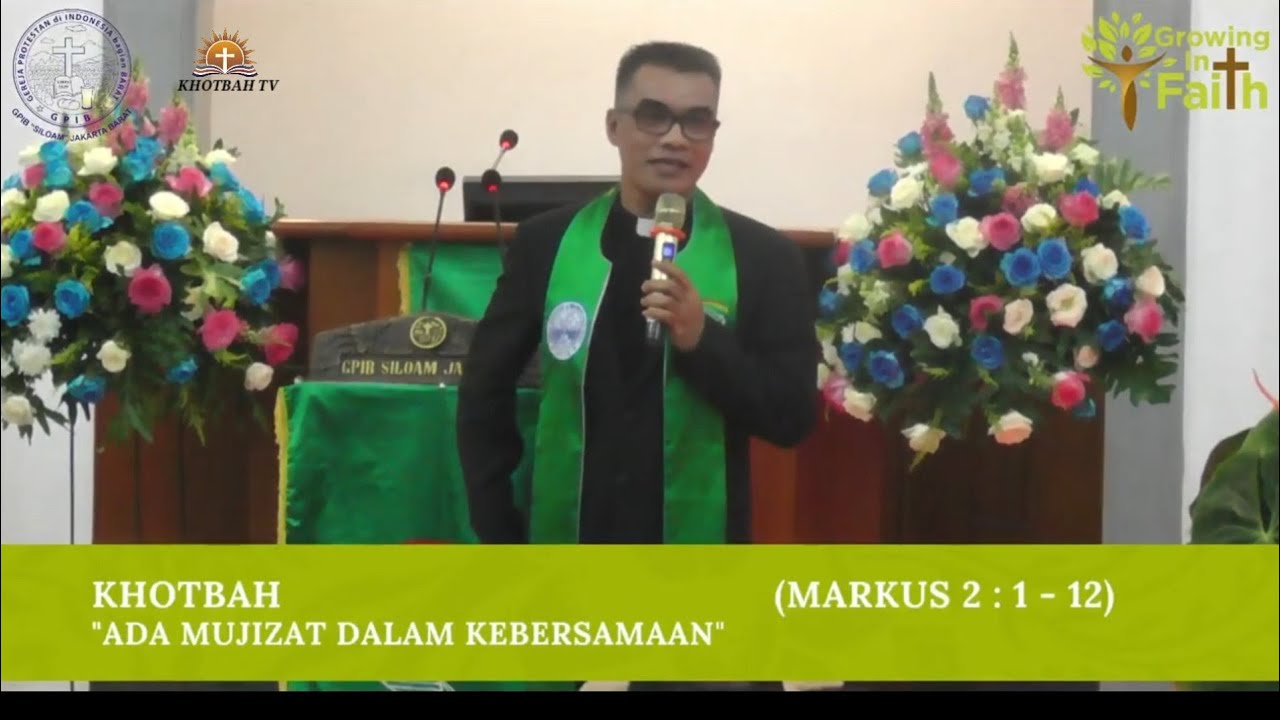 Khotbah Penyegaran Iman, 20 Agustus 2023 - Markus 2:1-12 | Pdt. I Nyoman Djepun, M.Th