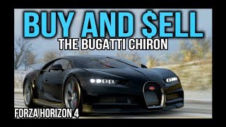 BUY AND SELL THE BUGATTI CHIRON IN FORZA HORIZON 4