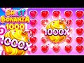 SLOT OYUNLARI 🍭 SWEET BONANZA 1000 🍭 BONANZA DA FARMDAN GİRDİK KASAYI UÇURUK !! #slotoyunları
