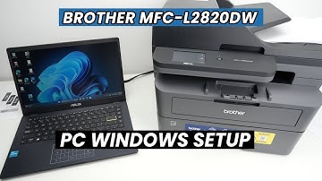 How to Wifi Setup the Brother MFC-L2820DW With Your PC Computer