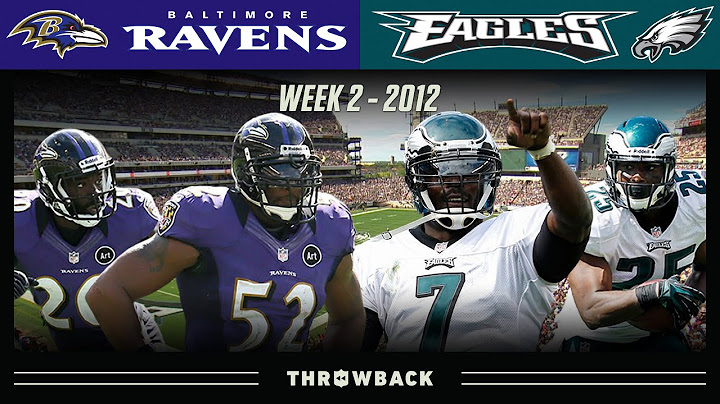 A HEATED Matchup in Philly! (Ravens vs. Eagles 2012, Week 2)
