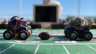 MONSTER TRUCK FOOTBALL PLAYOFF GAME “VIKINGS VS DOLPHINS”