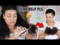 Watch Me CUT My Curly Hair! 😩