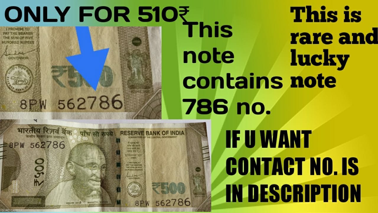 786 No. Note For Sale - 24k golden mood - ️ - YouTube
