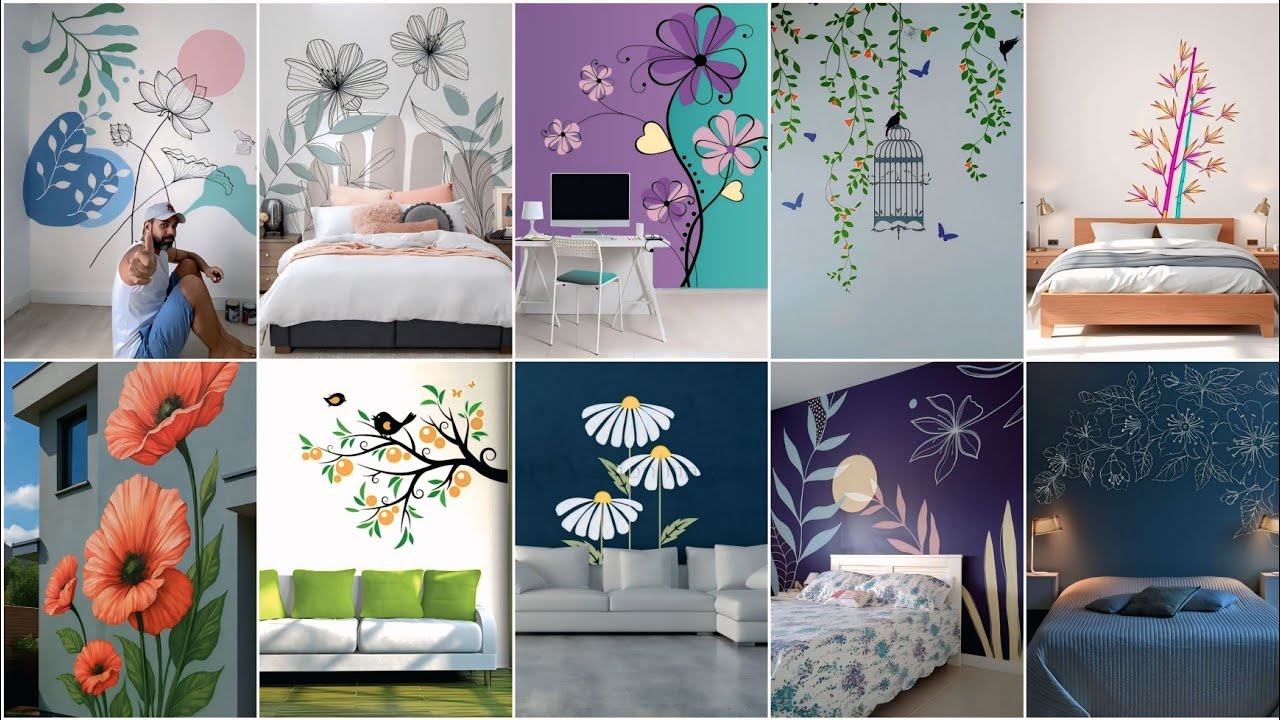 🎨 Wall Painting Design Ideas for Home | Latest Wall Paint Ideas 2025 🏠