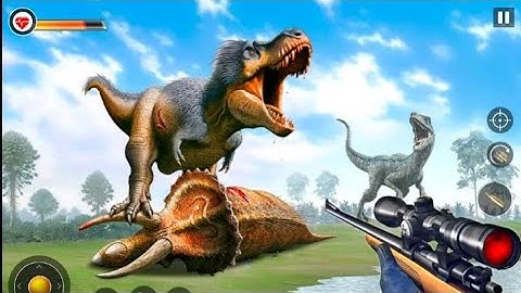 wild Dinosaur Hunting Games 3D android gameplay #2
