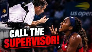 Coco Gauff FIGHTS With Chair Umpire After Controversial Call !
