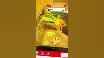 This cart scans everything for you! Shop without checkout lines 😱#shorts