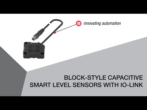 Block-Style Capacitive Smart Level Sensors with IO-Link