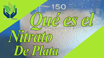 ¿Qué aspecto tiene el nitrato de plata?