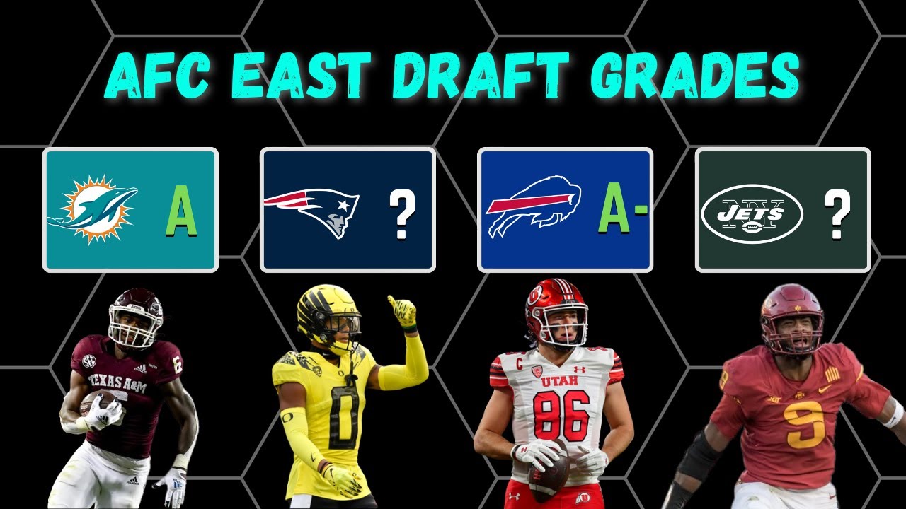 AFC East Draft Grades | The BIGGEST Steals of the Draft!!