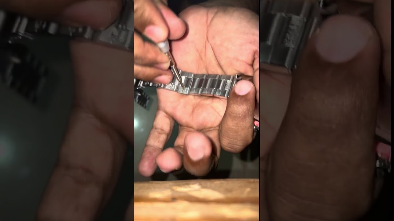 How To Remove Chain Link In Stainless Steel Watch YouTube How To Remove Chain Link In Stainless Steel Watch YouTube
