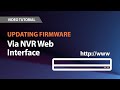 Wisenet A series | Firmware Update Via NVR Web Interface