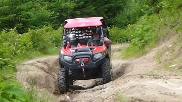 RZR 800 vs RZR XP 900 in a washout near Noxon Montana