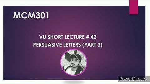 MCM301 lec 42| vu short lecture no. 42| vu lectures in Urdu by Ahmad raza