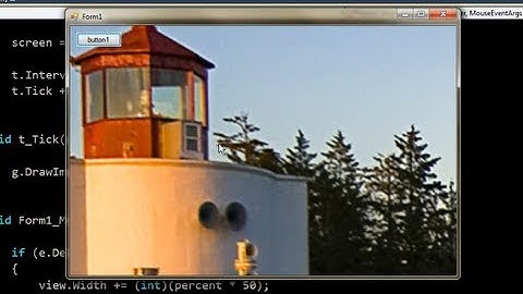 C# Graphics - Click and Drag an Image!