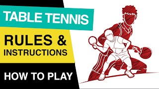 🏓 Rules of Table Tennis : How to Play Table Tennis Or Ping Pong  : Table Tennis Rules EXPLAINED